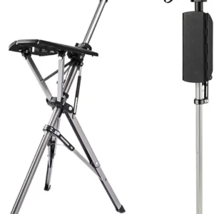 Opvouwbare wandelstok met stoeltje